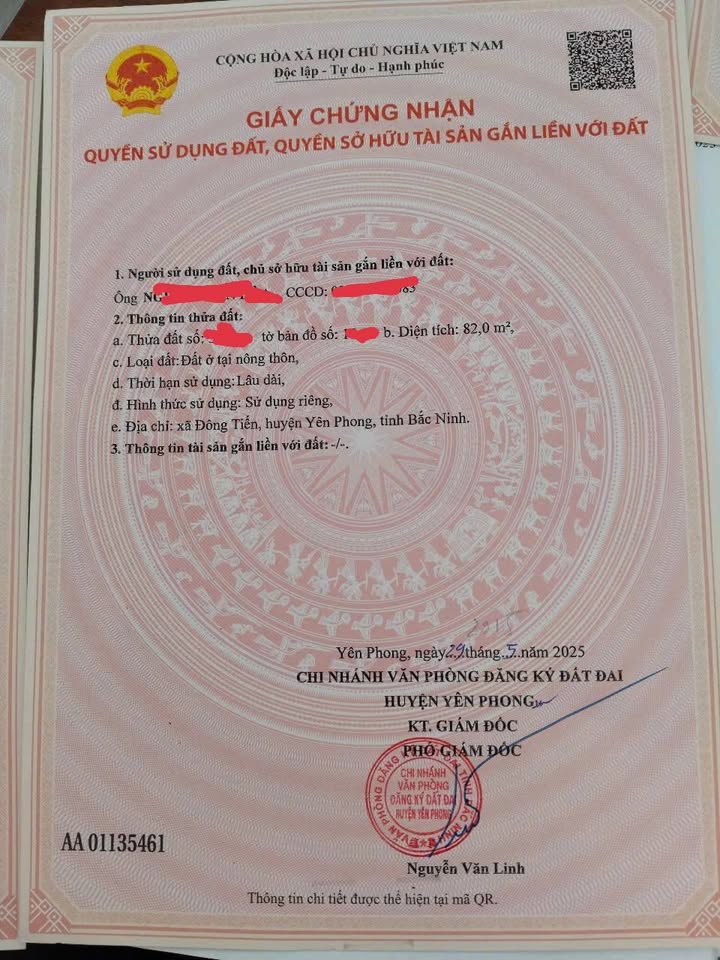 Đất nền Đồng Tiến 82m² giá 3 tỷ - Gần chợ và trường học!