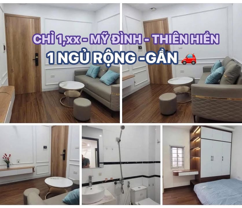 Căn hộ 1 ngủ Thiên Hiền, Nam Từ Liêm 35m² giá 1.1 tỷ - Tặng nội thất sang trọng!