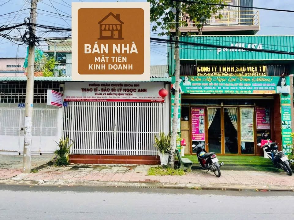 Nhà mặt tiền Quang Trung, TP. Trà Vinh 80m² giá 3.8 tỷ - Vị trí kinh doanh đắc địa!