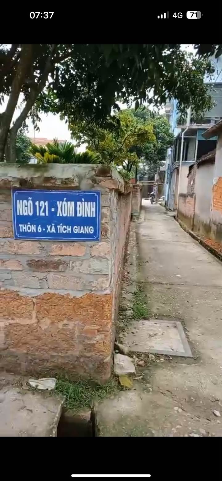 Đất thổ cư Tích Giang, Phúc Thọ 50m² giá chỉ 1 tỷ - Đầu tư sinh lời ngay!