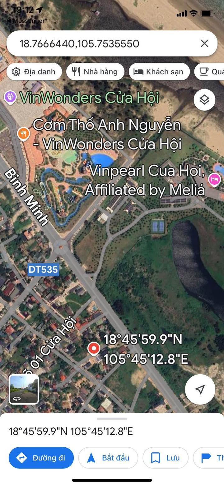 Đất nền tại Cửa Hội 175m² giá thỏa thuận - Đầu tư tiềm năng sinh lời cao!