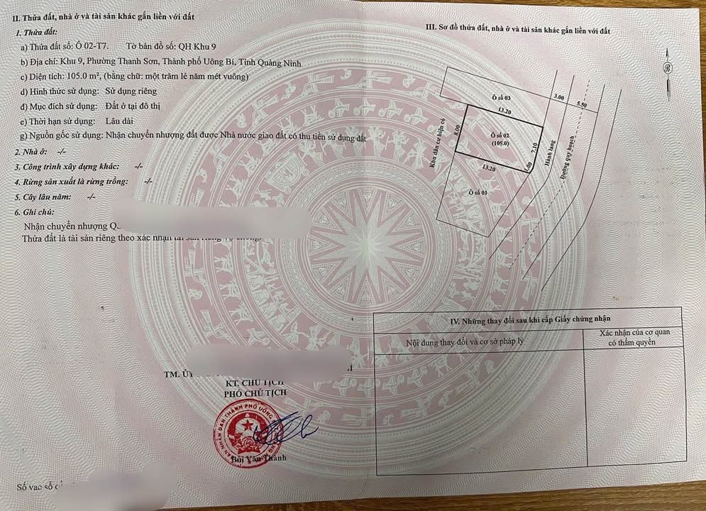 Đất nền đẹp tại Khu 9, Thanh Sơn, 105m² giá 1.1 tỷ - Cơ hội đầu tư hấp dẫn!