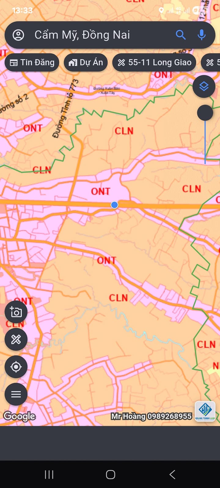 Đất 1 sào xã Bảo Bình, Cẩm Mỹ - 800 triệu, mặt tiền đường bê tông