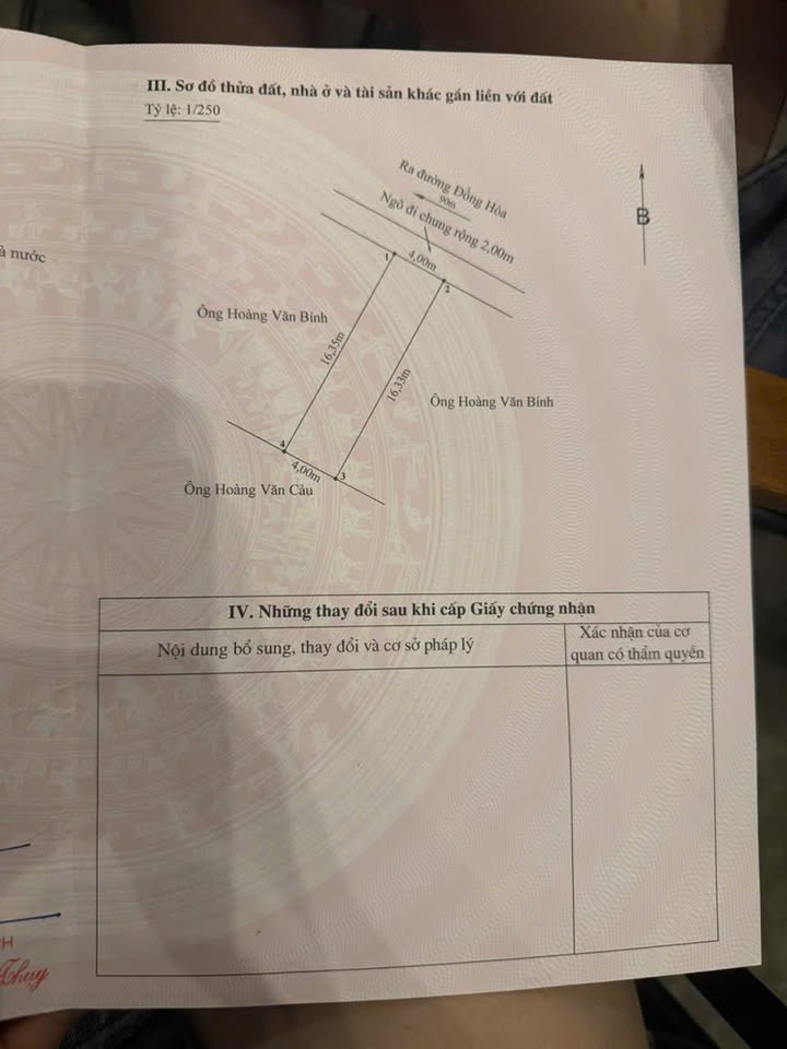 Đất nền Đồng Hòa, Kiến An 65m² giá 2 tỷ - Đầu tư sinh lời ngay!