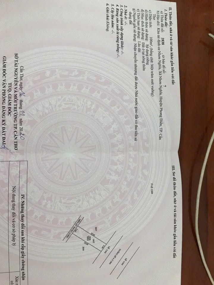 Đất nền đường số 4 xã Nhơn Nghĩa, huyện Phong Điền 100m² giá 1.6 tỷ - Đầu tư sinh lời ngay!