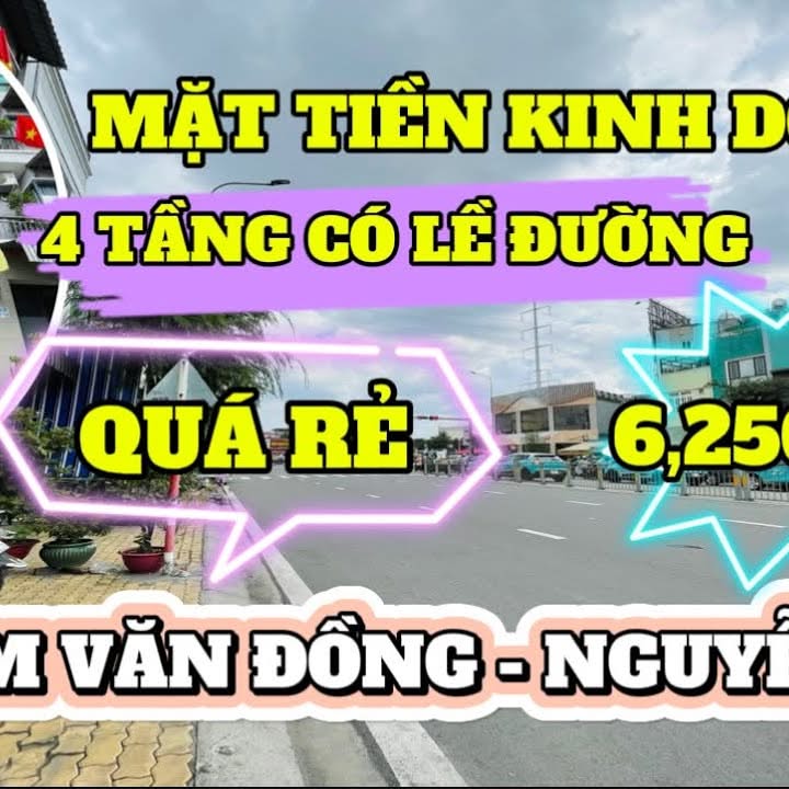 Bán gấp FrontHouse mặt tiền Phạm Văn Đồng, Bình Thạnh 22m² - Kinh doanh sầm uất!