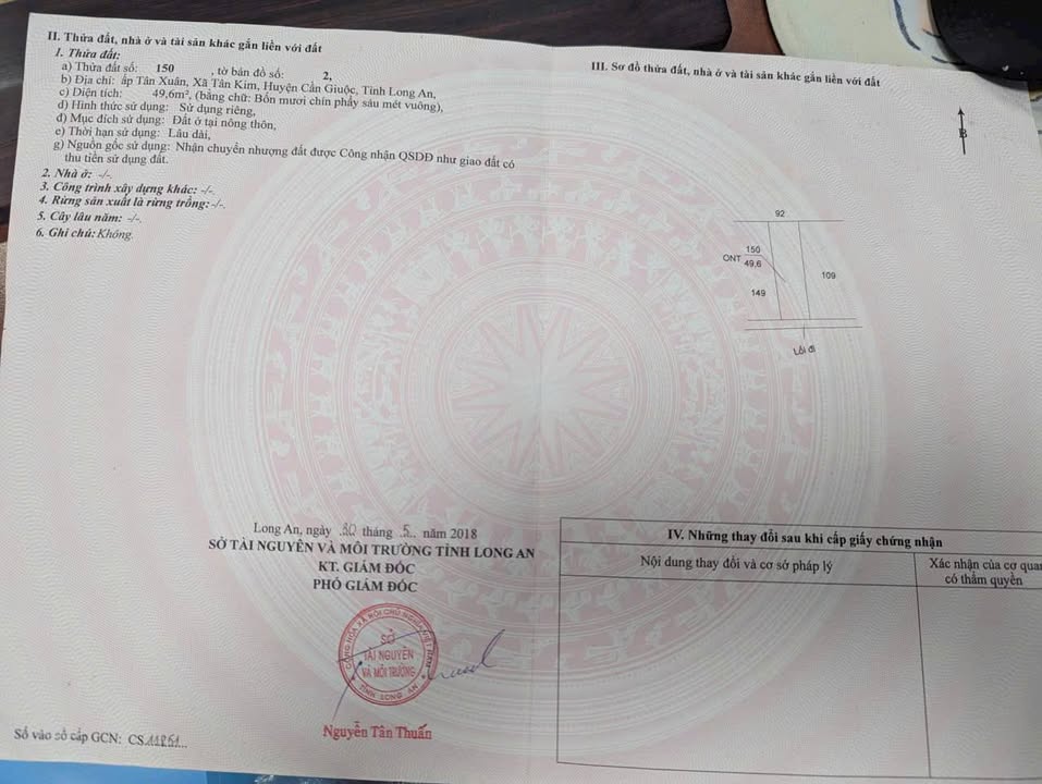 Nhà bán tại phường Tân Xuân, Cần Giuộc 49m² giá 1.65 tỷ - Nhà mới hoàn thiện, chính chủ!