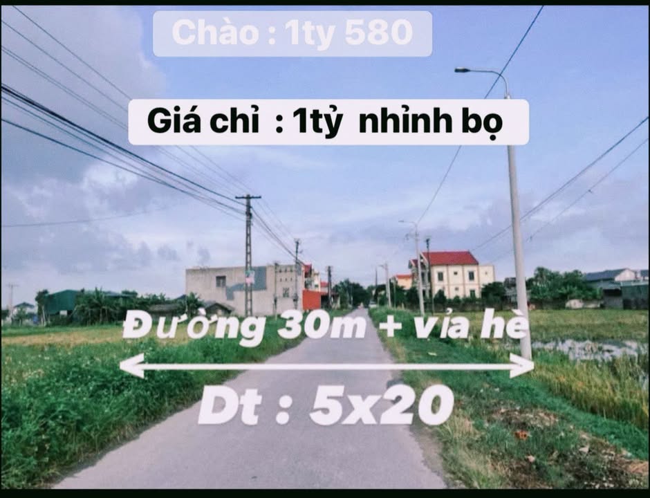 Đất nền Quảng Phú, Thanh Hóa 100m² giá 1 tỷ - Đầu tư sinh lời ngay!
