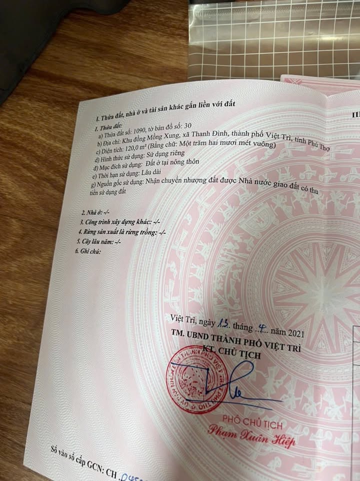 Đất nền Hy Cương, Việt Trì 120m² giá chỉ 2 tỷ - Chính chủ bán gấp!