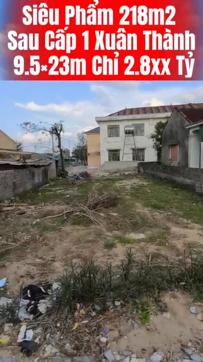 Đất nền chính chủ Nghi Xuân 218m² giá chỉ 2.75 tỷ - Cơ hội đầu tư hiếm có!