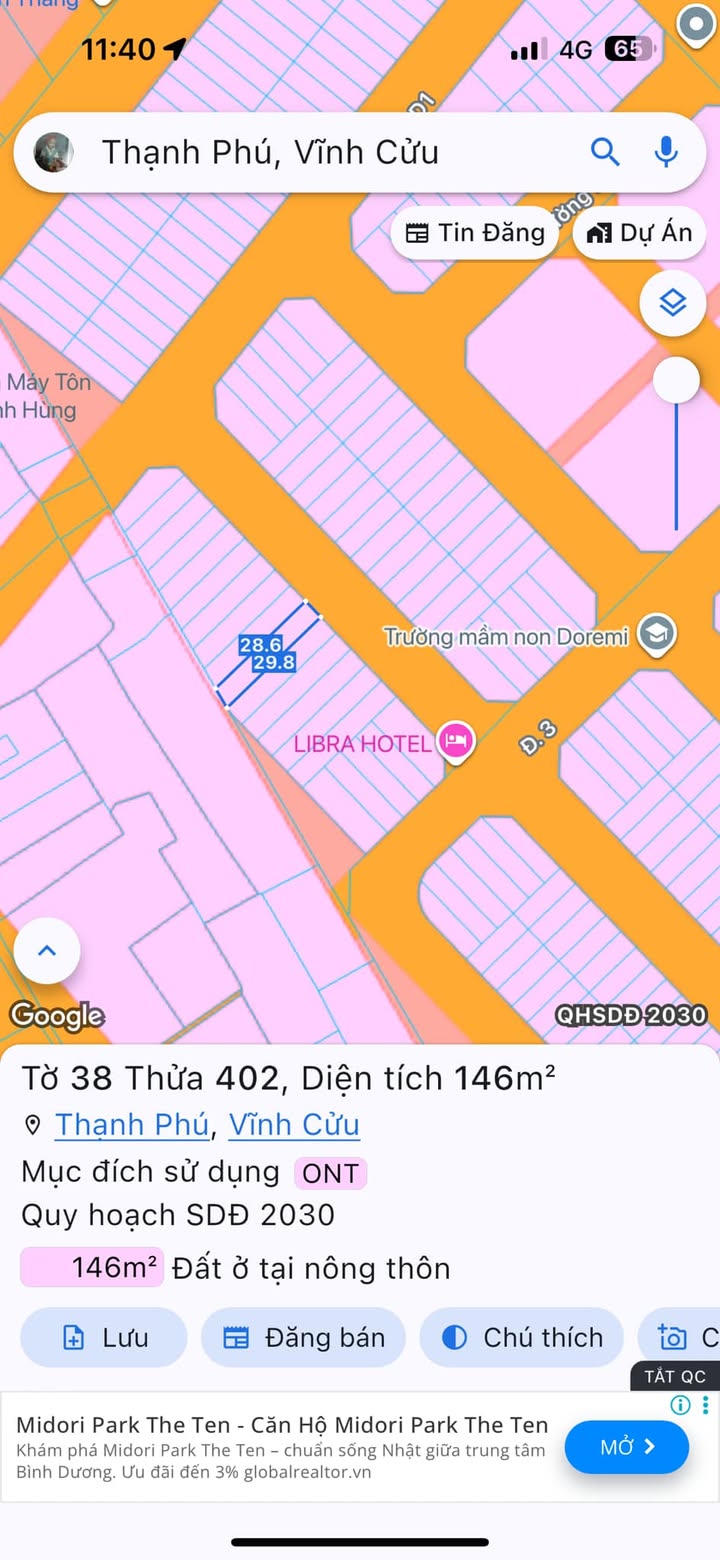 Đất nền khu dân cư Lavender, Tân Triều, 145m², giá chỉ 2.15 tỷ - Cơ hội đầu tư hấp dẫn!