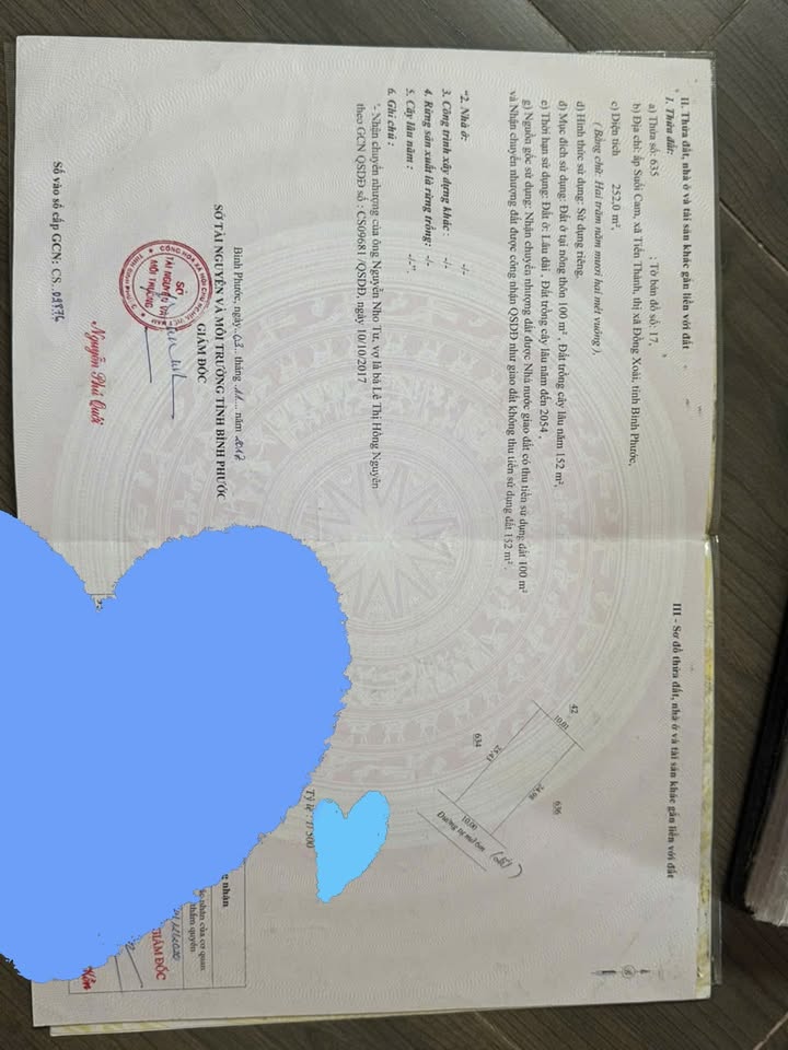 Đất nền Tiến Thành, Đồng Xoài 250m² giá 900 triệu - Sổ hồng chính chủ!