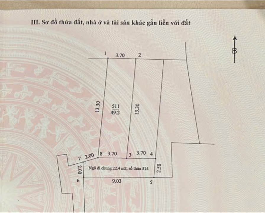 Đất Thạch Bàn 49m² giá 5 tỷ - Đường xe ba gác, dân cư đông đúc!