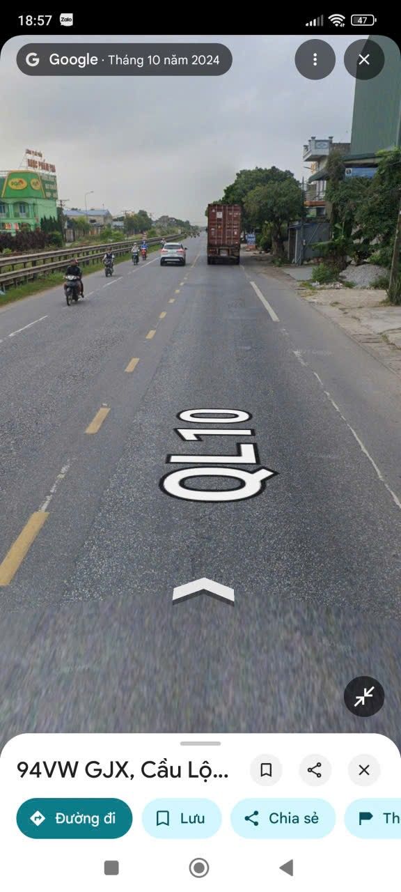 Đất mặt đường Quốc lộ 10, TP. Nam Định 400m² - Giá chỉ hơn 2 triệu/m²