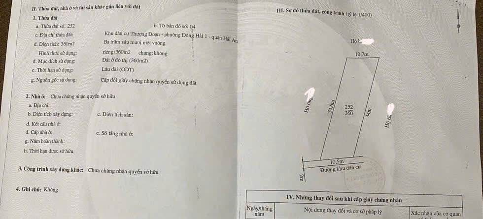 Nhà riêng An Dương Hải Phòng 325m² giá 13 tỷ - Vị trí đắc địa, sẵn sàng ở ngay!