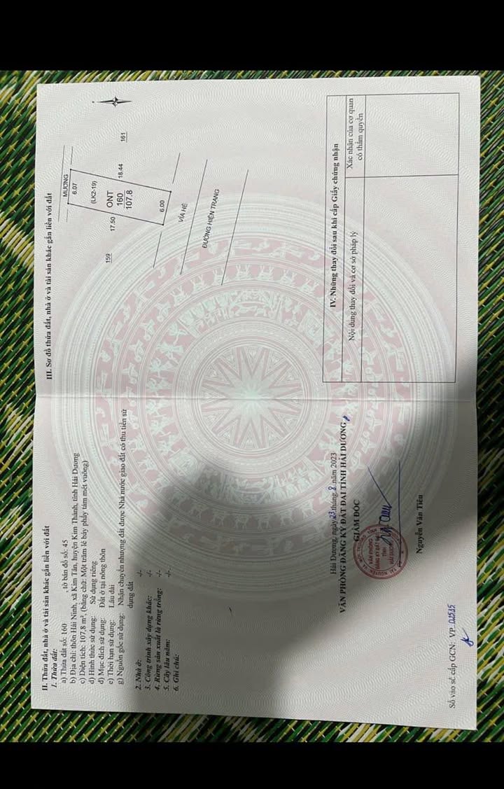 Đất nền Kim Tân, Kim Thành 107.8m² giá 2 tỷ - Vị trí đắc địa, đầu tư sinh lời!