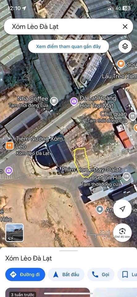 Đất mặt tiền Huỳnh Tấn Phát, Đà Lạt 100m² giá 6.6 tỷ - View hoàng hôn tuyệt đẹp!