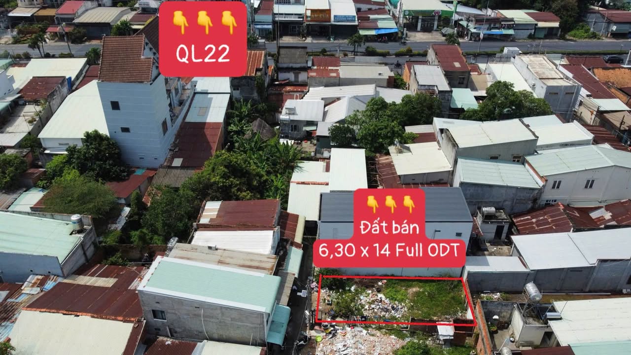 Đất ở đô thị Gò Dầu 88m² giá 520 triệu - Sổ đỏ chính chủ, vị trí trung tâm!