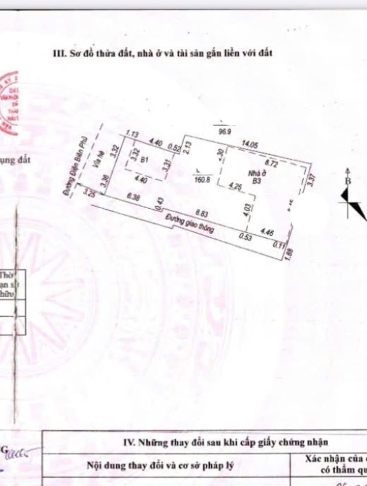 Bán nhà mặt phố Điện Biên Phủ 160m² giá 12 tỷ - Vị trí kinh doanh đắc địa!