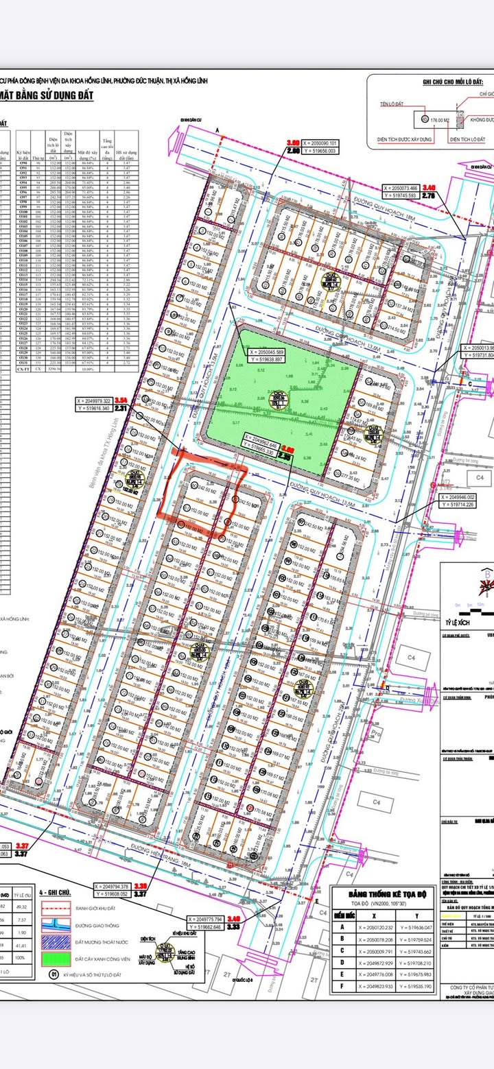 Đất Khu Đấu Giá Hồng Lĩnh 399m² - Bán Gấp Hai Lô Đẹp, Giá Thỏa Thuận!