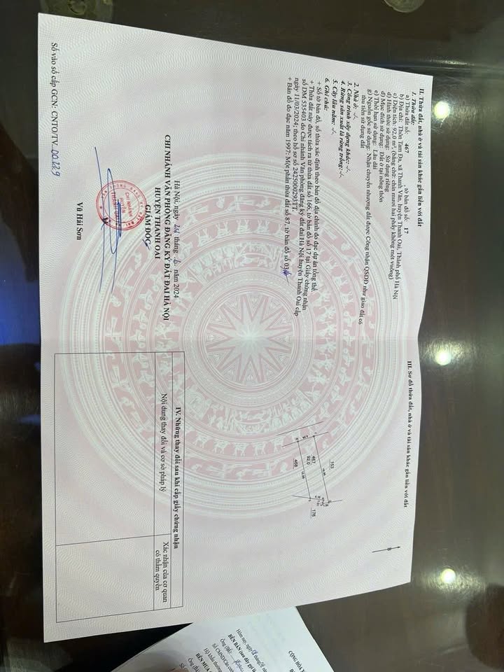 Đất nền Tam Hưng Thanh Oai 92m² giá 5 tỷ - Cơ hội đầu tư tuyệt vời!