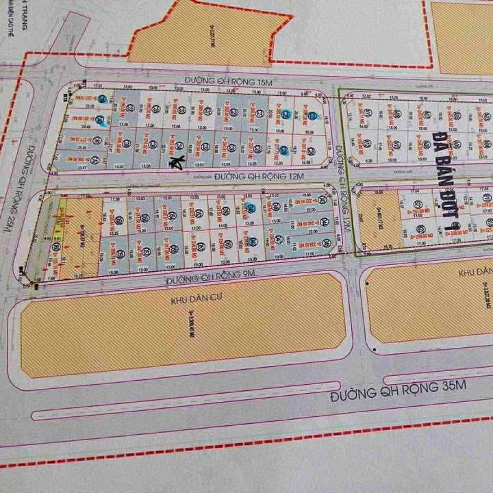 Đất TĐC Xuân Thành Nghi Xuân 260m² - Đường 12m, Hướng Đông, Sổ đỏ chính chủ!