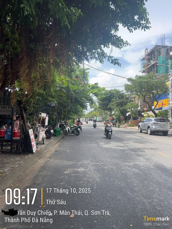 Đất mặt tiền Trần Duy Chiến, Đà Nẵng 114m² giá 14 tỷ - Cơ hội đầu tư sinh lời ngay!