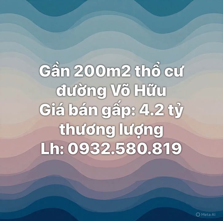 Đất nền 200m² Võ Hữu, Phú Thuỷ, Phan Thiết - Giá chỉ 4.2 tỷ, thương lượng!
