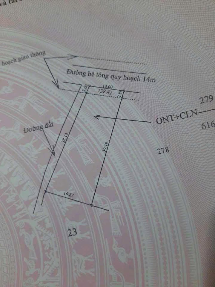 Đất nền 2 mặt tiền Phú Xuân 520m² giá 850 triệu - Cơ hội đầu tư tuyệt vời!