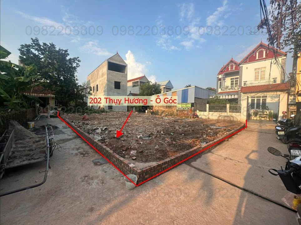 Đất nền Thụy Hương, Chương Mỹ 202m² giá 9.9 tỷ - Lô góc 3 mặt thoáng hiếm có!