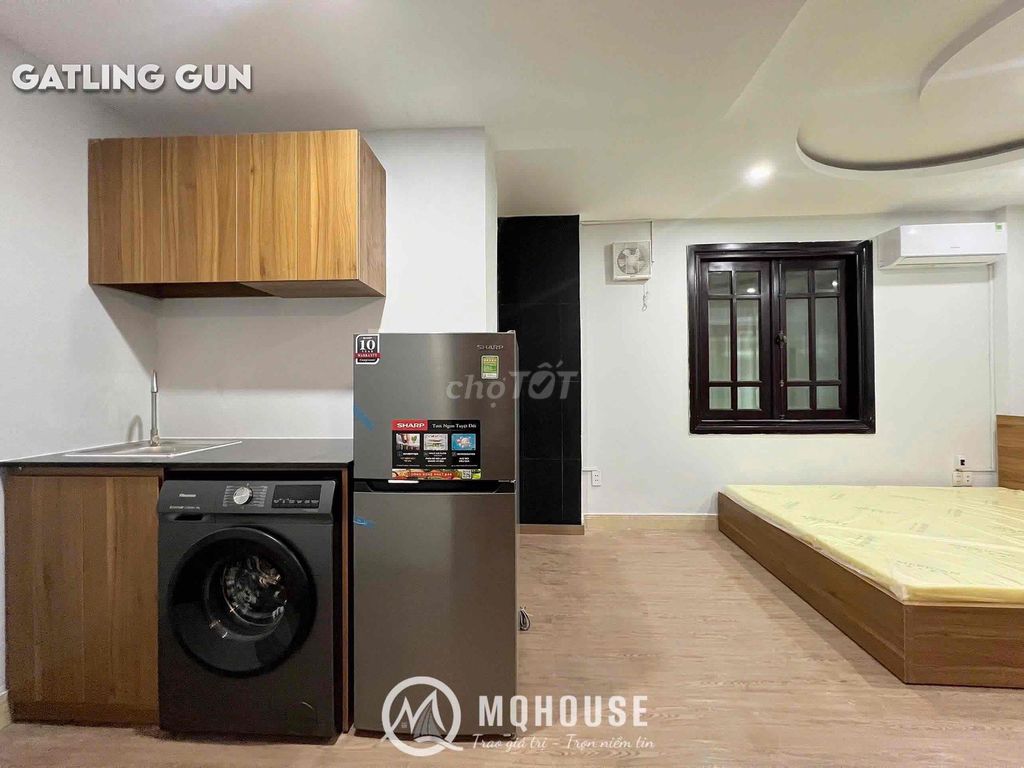 Chính chủ cho thuê studio 25m² ngay cầu Công Lý, Quận 3 - Nội thất mới, máy giặt riêng!