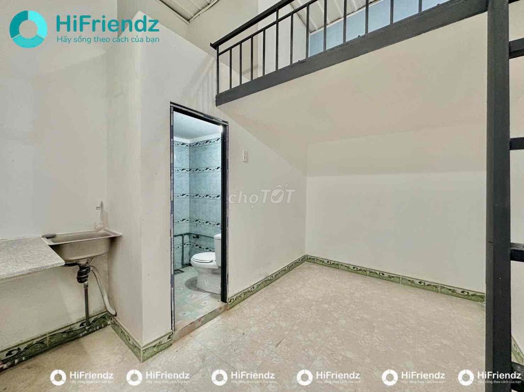 Phòng trọ gác cao tại Dĩ An 25m² giá chỉ 2.2 triệu - An ninh và tự do giờ giấc!