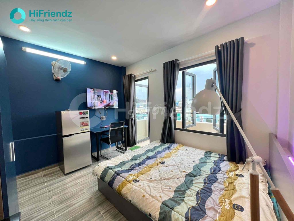 Căn hộ cao cấp ban công ngay Lê Văn Quới 30m² chỉ 5 triệu - Nhà mới 100%