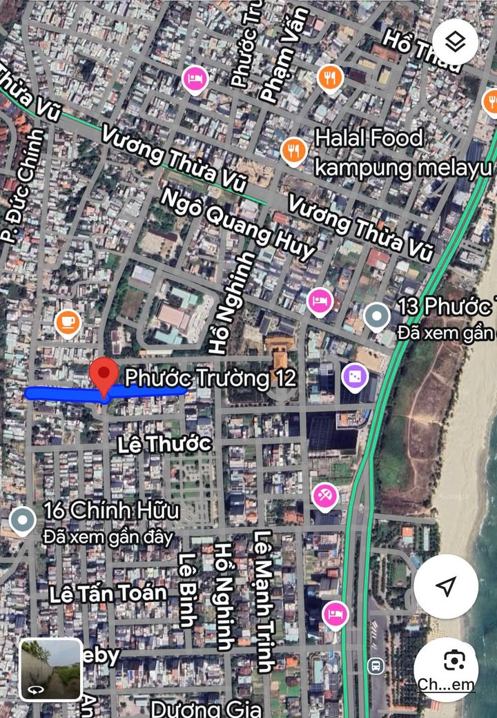 Đất mặt tiền đường Phước Trường 12, Sơn Trà, Đà Nẵng 220m² giá 21 tỷ - Đầu tư sinh lời tuyệt vời!