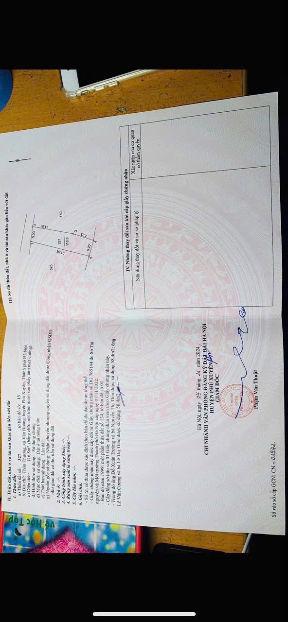 Đất nền Thôn Thượng, Văn Hoàng, Phú Xuyên 117m² giá 2.55 tỷ - Tiềm năng phát triển vượt trội!