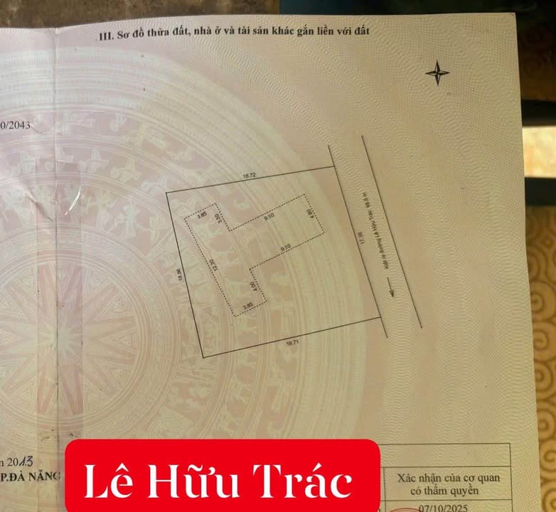 Đất mặt tiền Lê Hữu Trác, Sơn Trà, 347m² giá 27 tỷ - Cơ hội đầu tư hiếm có!