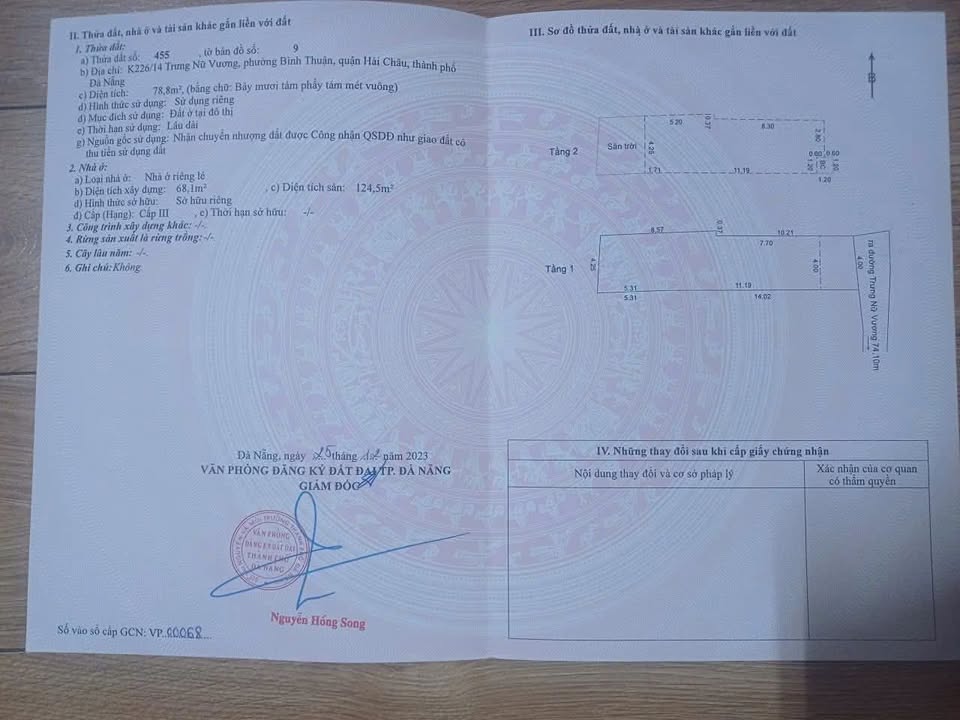 Nhà 226/14 Trưng Nữ Vương, Đà Nẵng 79m² giá 5.299 tỷ - Vị trí siêu đẹp gần phố đi bộ!