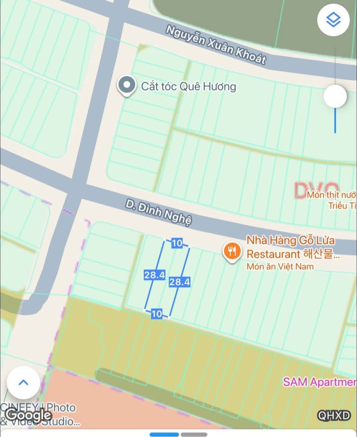 Đất mặt tiền Dương Đình Nghệ 282m² giá 59 tỷ - Phù hợp xây cao tầng!