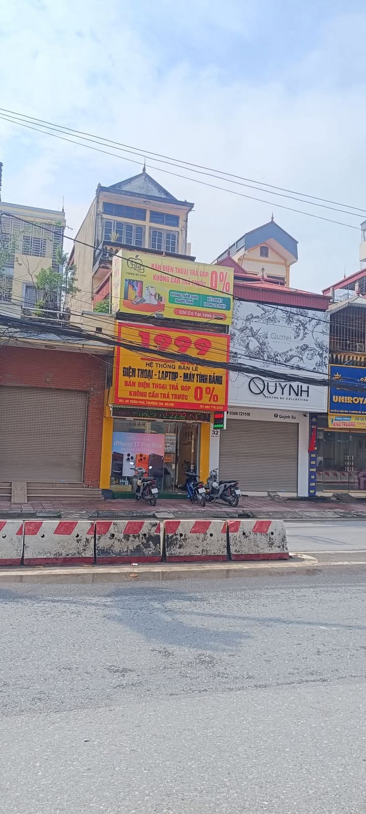 Nhà 3 tầng Trần Phú, Thường Tín 110m² - Kinh doanh đỉnh, sổ đỏ chính chủ!