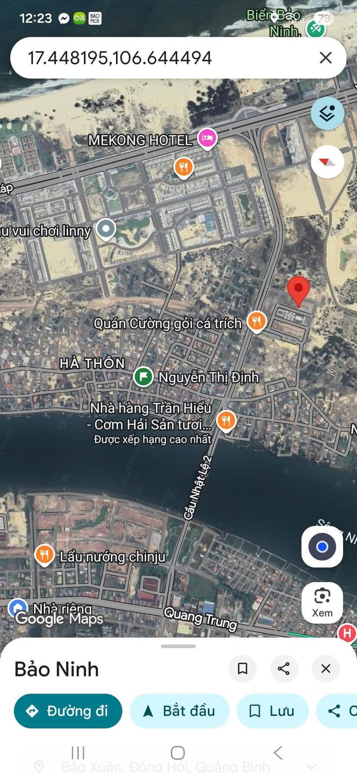 Đất nền mặt tiền đường Điện Biên Phủ, Quảng Bình 142.5m² - Tương lai trung tâm thành phố!