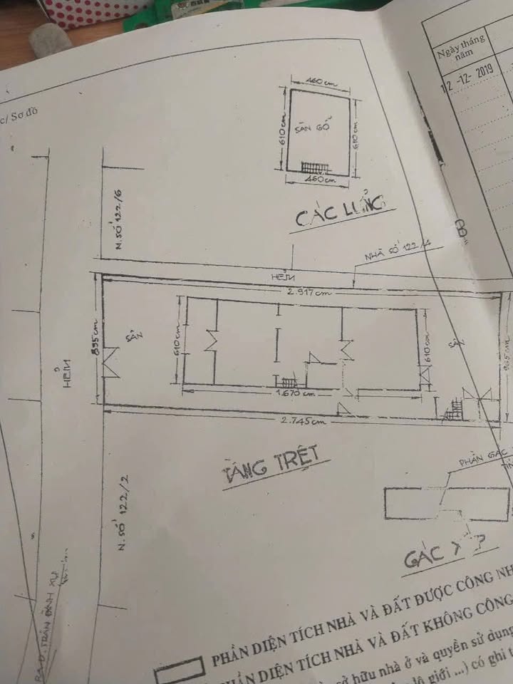 Nhà cấp 4 HXH Trần Đình Xu, Quận 1 - Diện tích 262m² - Giá 59 tỷ hấp dẫn!