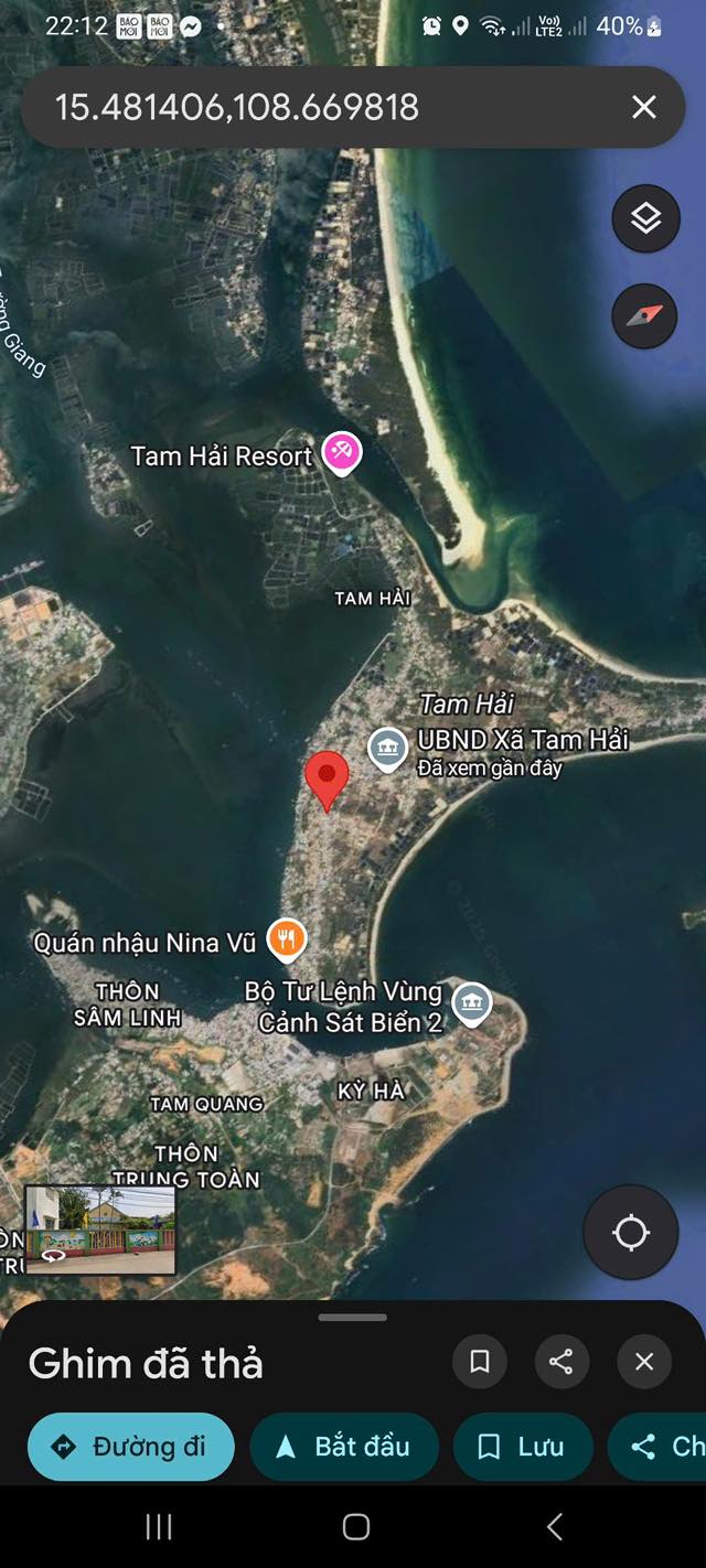 Đất nền Tam Hải Núi Thành 80m² giá 800 triệu - Cơ hội đầu tư sinh lời!