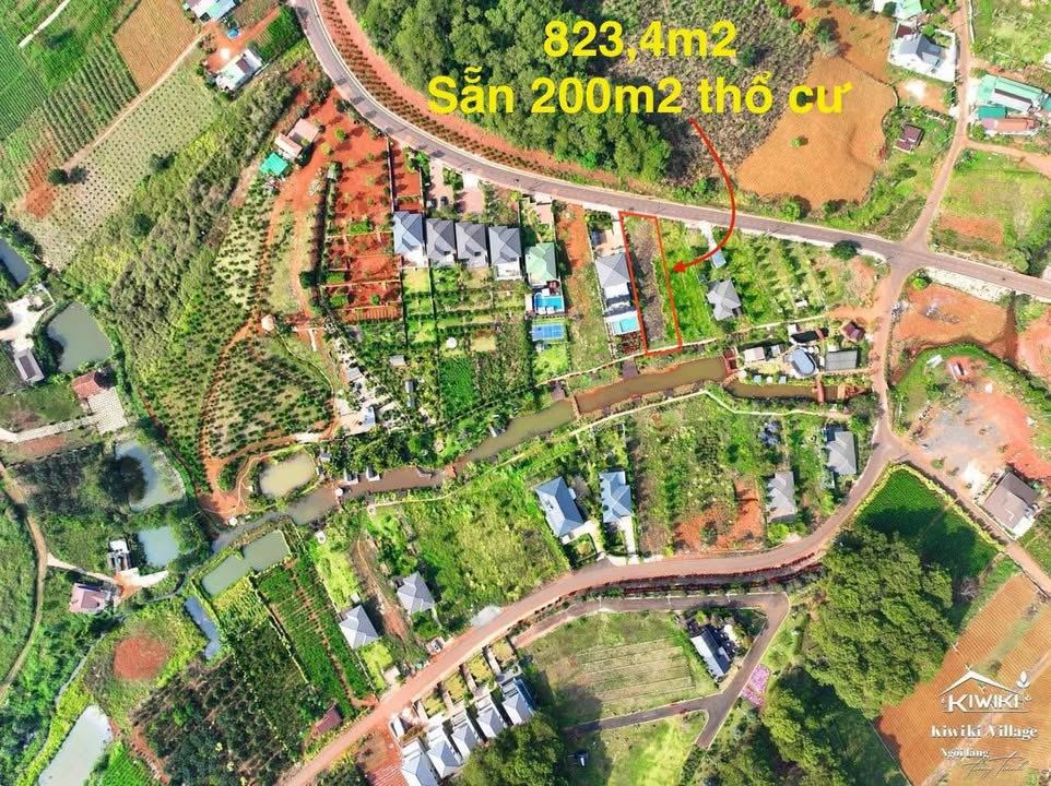 Lô đất 823m² tại Khu Kiwuki, Lộc Tân, Bảo Lộc - Giá chỉ 5 tỷ VND, cơ hội vàng cho nhà đầu tư!