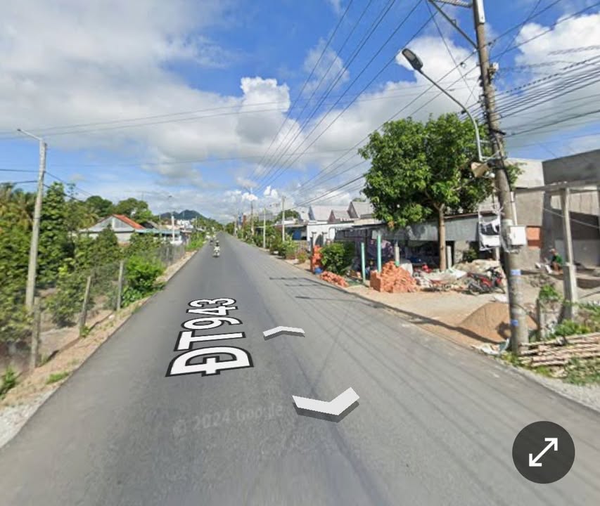 Đất nền mặt tiền đường 943, huyện Thoại Sơn, An Giang, 208m² - Giá đầu tư cực tốt!