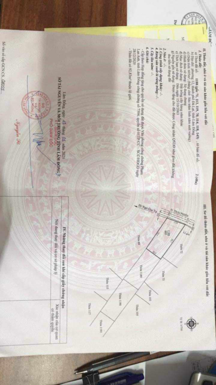 Đất nền đường Thái Phiên, Đà Lạt 68.6m² - Chính chủ cần bán gấp!