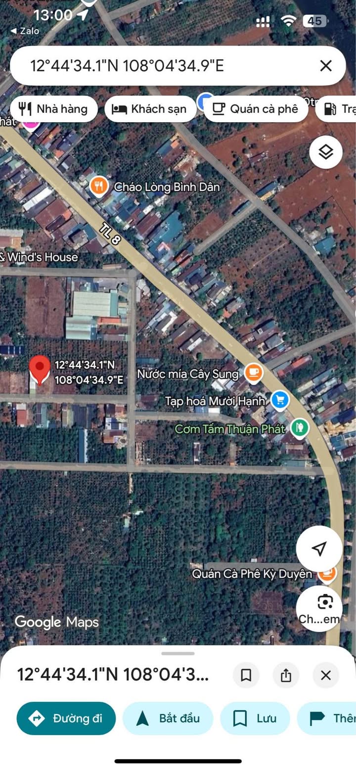 Đất thổ cư Tân Lợi, Hớn Quản 135m² giá chỉ 1.25 tỷ - Đầu tư sinh lời ngay!