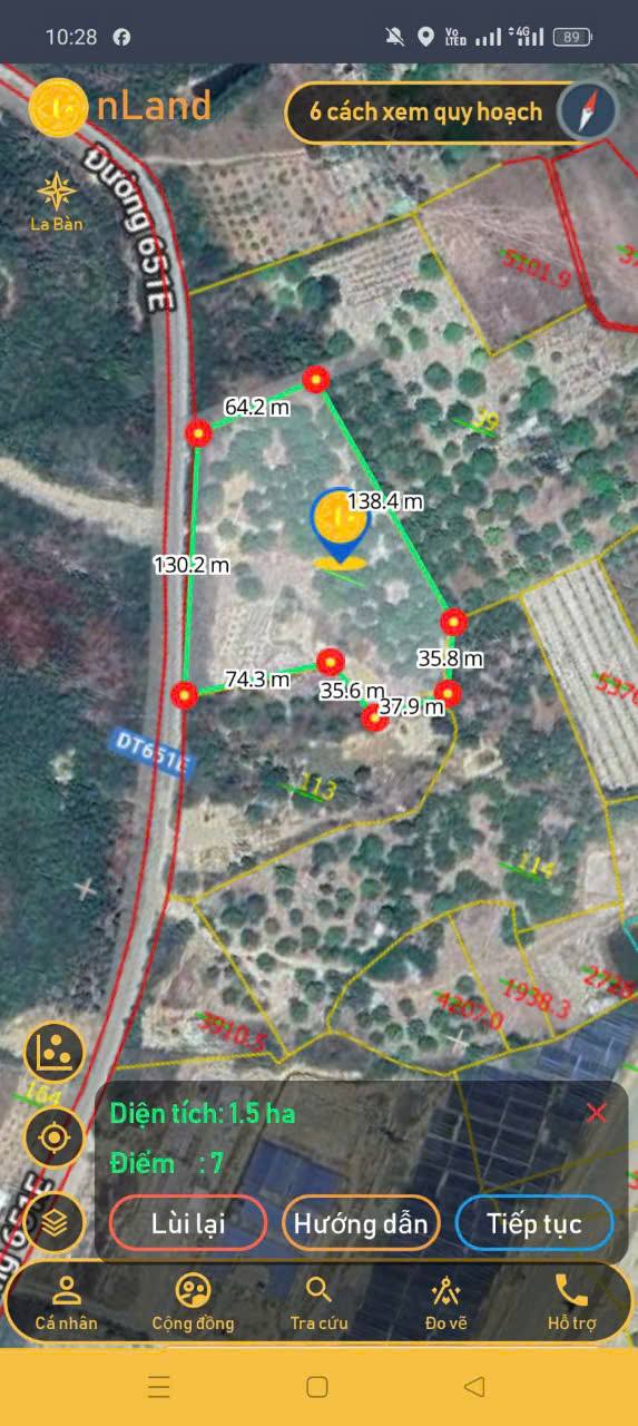 Đất nền 1,4 Hecta tại Đường Nhựa 651E - Vạn Hưng, Khánh Hòa - Quy hoạch đẹp, đầu tư sinh lời!