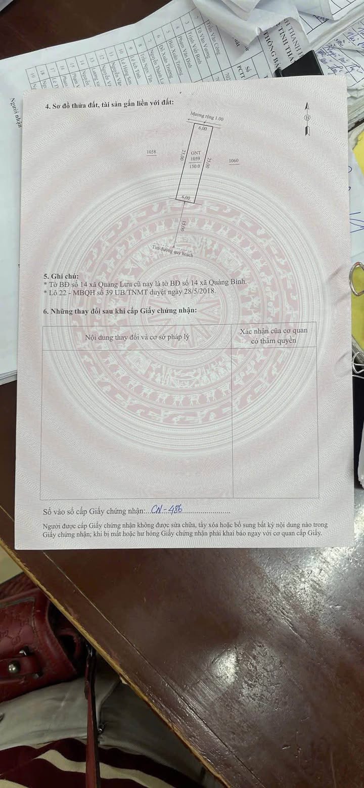 Đất nền 150m² tại xã Quảng Bình, giá 1.1 tỷ - Đầu tư sinh lời bất ngờ!