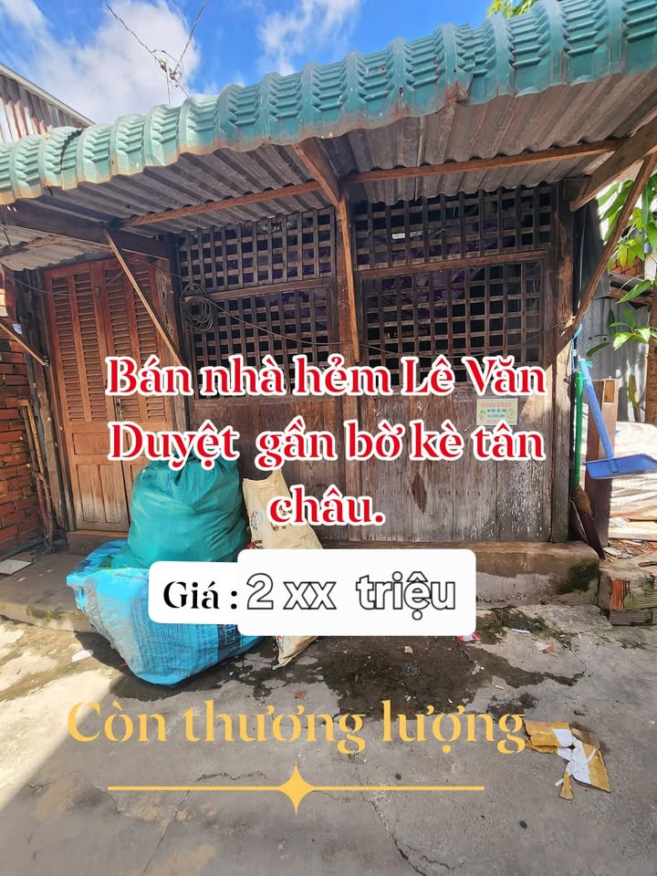 Đất nền Hẻm Lê Văn Duyệt, Tân Châu 28m² - Giá chỉ 200 triệu, nhanh tay sở hữu!