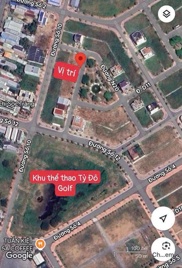 Đất nền Biệt Thự Đường 10 Sóc Trăng 190m² - Cách Sân Golf chỉ vài bước chân!